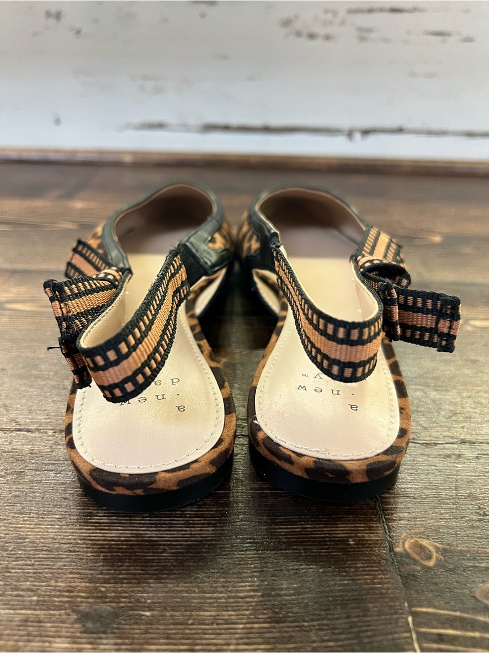 A New Day • Women’s “London” Slingback Flats Leopard Print Pointed Toe •Size 7.5 - Picture 7 of 10